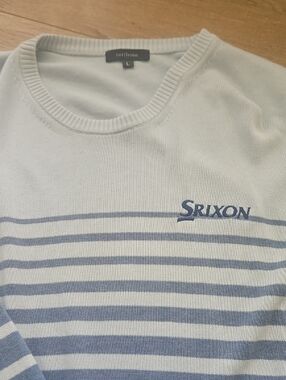 Golf Light Blue And Dark Blue Striped Ombre Srixon Sweater